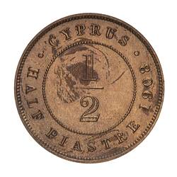 Coin - 1/2 Piastre, Cyprus, 1908