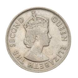 Coin - Florin (2 Shillings), Fiji, 1958