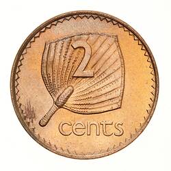 Coin - 2 Cents, Fiji, 1978