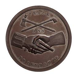 Medal - Indian Peace Medal, President John Adams, United States of America, 1797