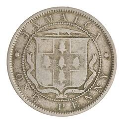 Coin - 1 Penny, Jamaica, 1882