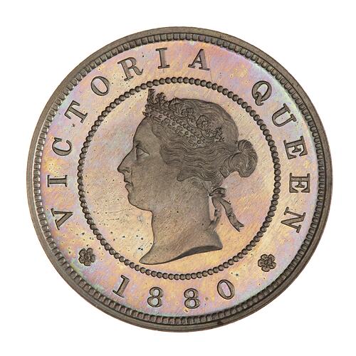 Proof Coin - Farthing, Jamaica, 1880