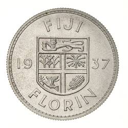Proof Coin - Florin (2 Shillings), Fiji, 1937