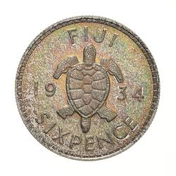 Proof Coin - 6 Pence, Fiji, 1934