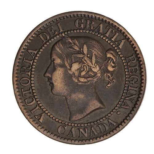 Coin - 1 Cent, Canada, 1859