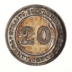 Coin - 20 Cents, Straits Settlements, 1903