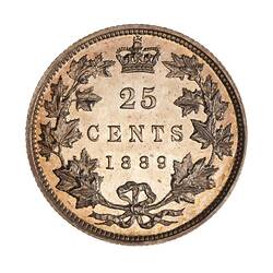 Proof Coin - 25 Cents, Canada, 1889