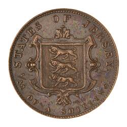 Coin - 1/52 Shilling, Jersey, Channel Islands, 1841