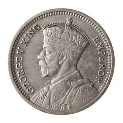 Coin - 3 Pence, New Zealand, 1935