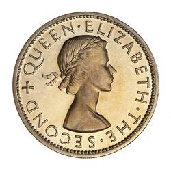 Proof Coin - 1/2 Crown, Rhodesia & Nyasaland, 1955