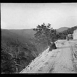 Glass Negative - Two Men Near a Road, by A.J. Campbell, New England, New South Wales, circa 1900