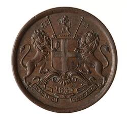 Coin - 1/12 Anna, East India Company, India, 1835