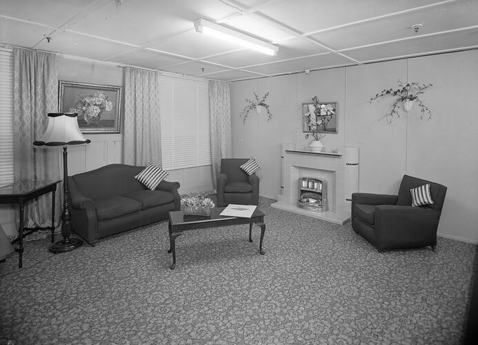 Feltex Carpets, Display, Melbourne, Victoria, Sep 1954