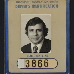 Identity Card - Lebanese, Tansa Eid, Melbourne, 1969