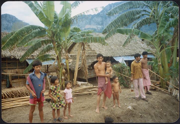 Men & Children, Site 8 Thai Refugee Camp, Thailand, May 1987