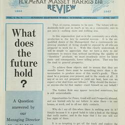 Magazine - Sunshine Review, Vol 4, No 9, Jun 1947