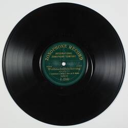Disc Recording - Zonophone, "Weihnachtsbescherung" & "Des Seemanns Weihmachen", Various Speakers, 1914-1926