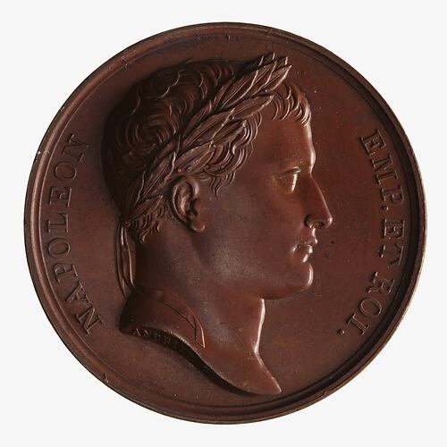 Medal - Peace of Vienna, Napoleon Bonaparte (Emperor Napoleon I), France, 1809
