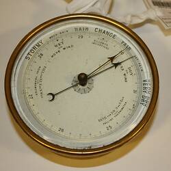 Barometer - Aneroid, Ellery's Indications, circa 1840-1876