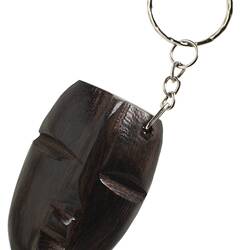 Key Ring - Mask, Carved Wood, Douala, Cameroon, 2006 - 2009
