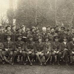 Photograph - Australian Officers, 24th Battalion, A.I.F., France, World ...