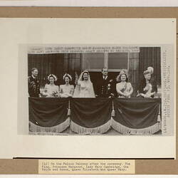Photograph - Princess Elizabeth & Duke of Edinburgh Royal Wedding