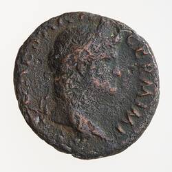 Coin - As, Emperor Nero, Ancient Roman Empire, 65 AD