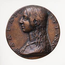 Electrotype Medal Replica - Maria Poliziano