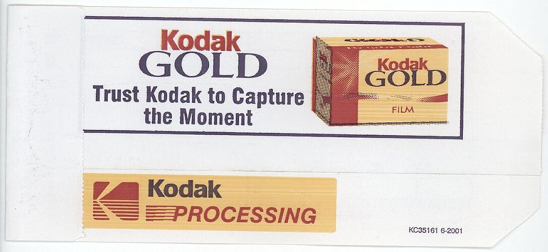 Envelope - Kodak Australasia Pty Ltd, Re-Order Envelope, circa 2001