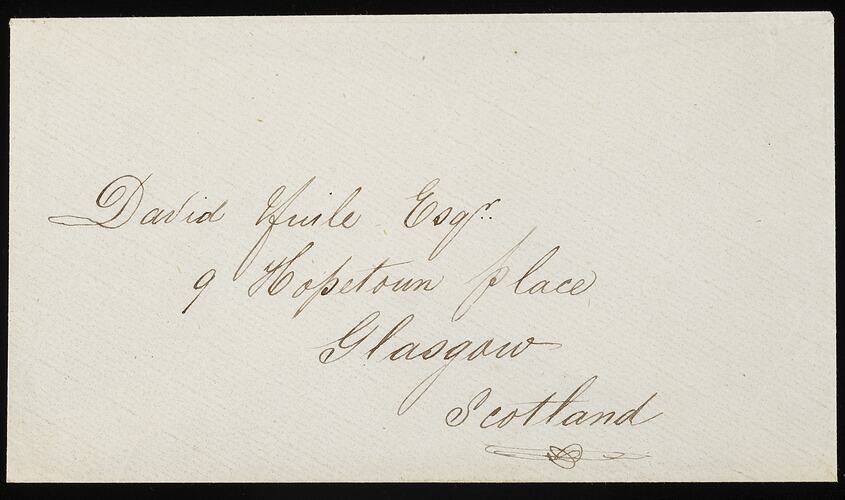 Diary - David Yuile, 'City of Dunedin' & S.S. 'Albion', 1872 (part of)