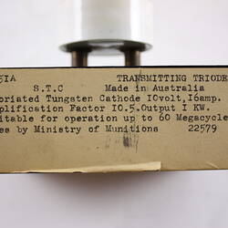Electronic Valve - STC, Triode, Type 4251A, 1940-1945