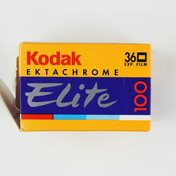 Box - 'Kodak Ektachrome Elite 100', 135 film cartridge, 36 exposures, circa 1995