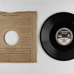 Disc Recording - Edison, Double-Sided, 'Stride La Vampa' & 'Ah! Mon Fils', 1919-29