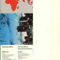 Promotional Kit - Melbourne & Victoria, Dept of State Development, Decentralization & Tourism, late 1970s