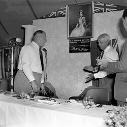 Negative - H.G. Palmer Co, Service Division Opening Ceremony, Moorabbin, Victoria, 14 Jan 1960