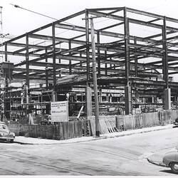 Photograph - Kodak Australasia Pty Ltd,  Building Site for Kodak Brisbane Branch Warehouse, St Paul's Terrace, Brisbane, Feb 1957