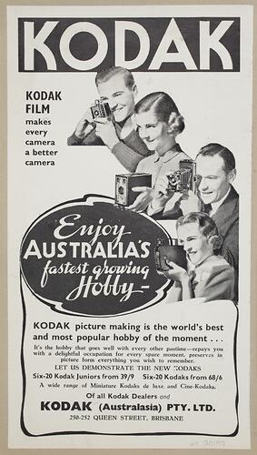 Leaflet - 'Enjoy Australia's Fastest Growing Hobby'
