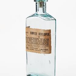 Bottle - Kodak Australasia Ltd, 'Austral' Simplex Developer, Abbotsford, 1911-1920