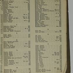 Specific Product Catalogue - Bevan & Edwards Pty Ltd, Engineering Tools circa 1930.