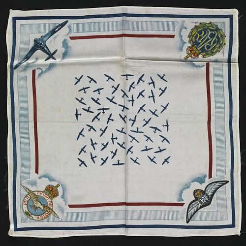 Handkerchief - 'RAF', 1940