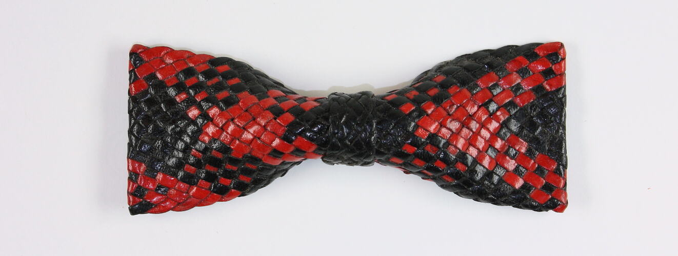 Bow Tie - Leather Braiding, Doug Kite, Ringwood, 2015