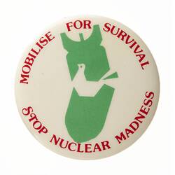 Badge - Stop Nuclear Madness