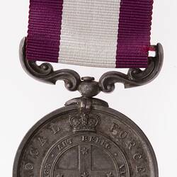 Medal - Victorian Volunteer Forces Long & Efficient Service Medal, Victoria, Australia, 1881-1893