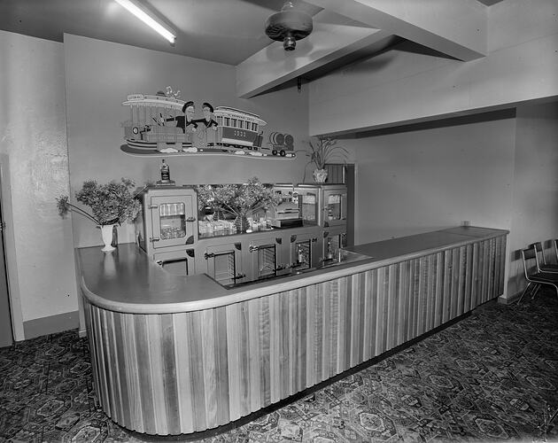 Interior View, Normandy Hotel, Clifton Hill, Victoria, Jan 1959