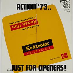 Newsletter - 'Kodak Sales News', Jan 1973