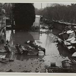 Photograph - Kodak Australasia Pty Ltd, Yarra River in Flood, Abbotsford, Victoria, 1952