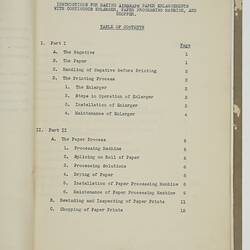Booklet - Kodak, 'Instructions for Making Airgraph Paper Enlargements...' 6 Feb 1942
