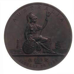 Medal - Australian Centenary of Settlement, Australia, 1888