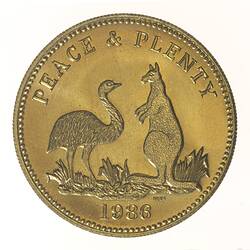 Medal - Armstrong Shoe Mart, Frankston, Victoria, Australia, 1985