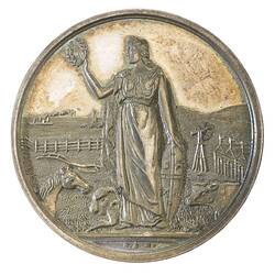 Medal - Royal Agricultural Society of Victoria, Second Prize, Victoria, Australia, 1900